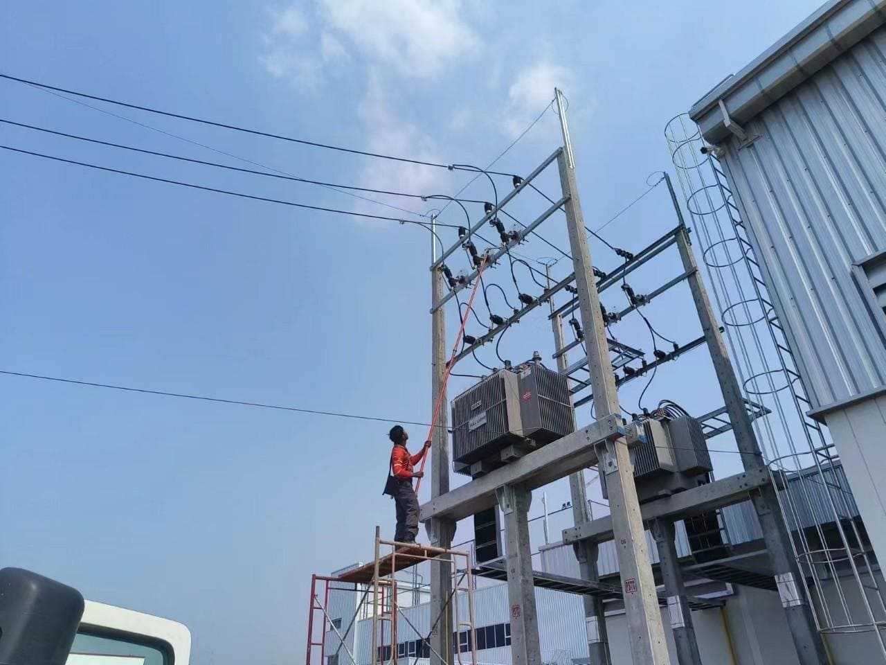 งานติดตั้งหม้อแปลงไฟฟ้า